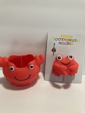 Set Of 2 Red   Toothpaste cup And Toothbrush Holder Cup Target   NEW 2025