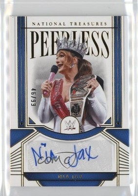2024 Panini National Treasures WWE Peerless Signatures 46/99 Nia Jax Auto 1l2