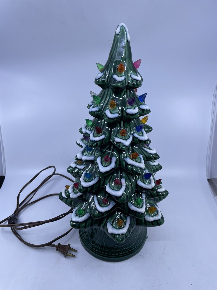 Original Christmas Tree Sサイズ Vintage 17” Ceramic Light-Up Christmas Tree California Originals w