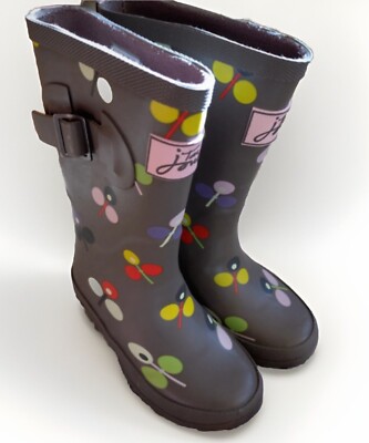 Joules Girls Wellies Floral Prints Infant UK