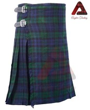 Black Watch Tartan 8 Yard Kilt Scottish Highland Traditional Casual Kilt