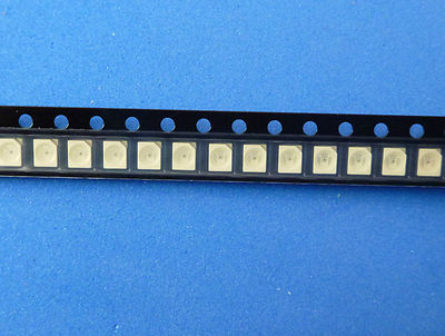 1000 Blue SMD TOP LEDs PLCC2 PLCC 2, LBT676, New RoHS Unused Strap Stock