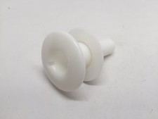 PactradeMarine White Plastic Thru-Hull Fittings Small Size For 0.75'' Pipe 3''H