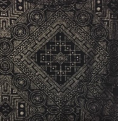 LuLaRoe CARLY ~ SMALL ~ BLACK ~ GOLD METALLIC Aztec Tribal ~ Holiday ELEGANT