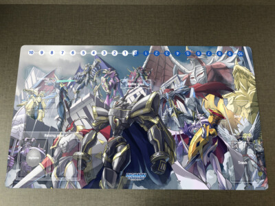 Dtcg Duel Playmat Digimon Omegamon Dukemon Anime Trading Card Game Mat Zones Ebay