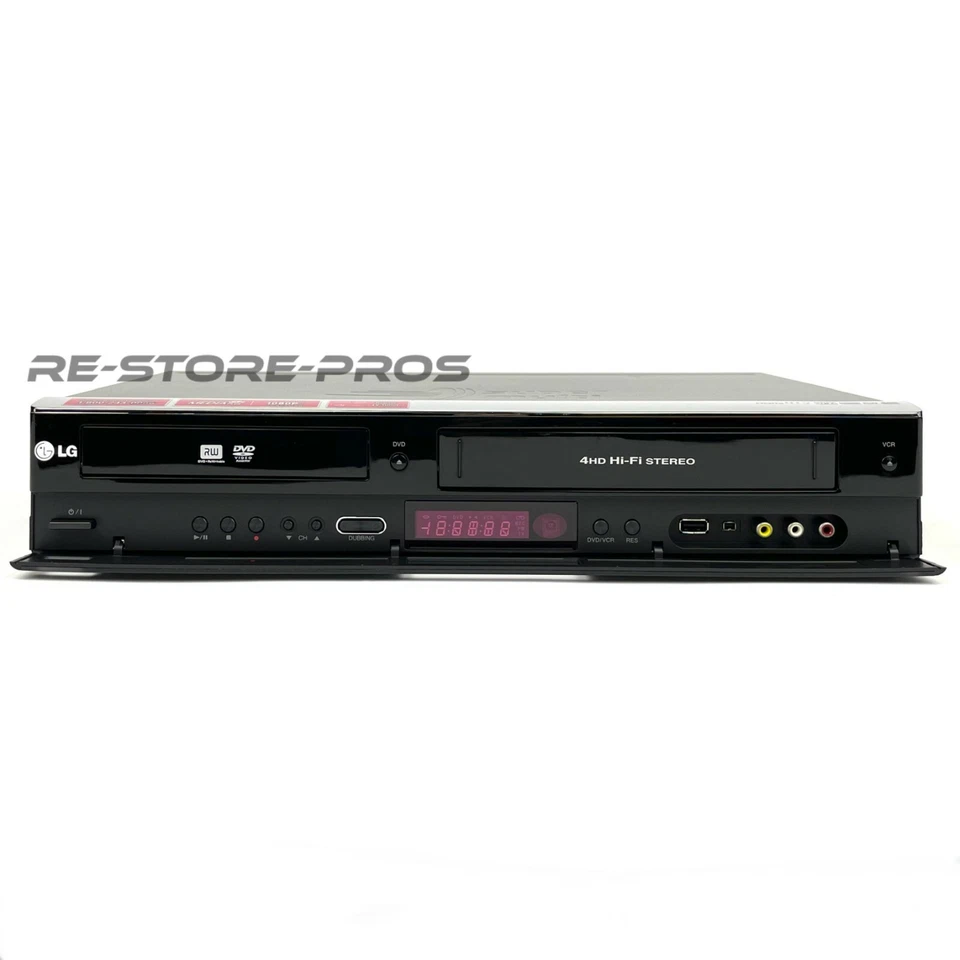 LG RC897T DVD VCR Combo Player VHS to DVD Recorder HDMI 1080p Digital TV Tuner - Image 4 of 4