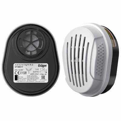 Dräger Bajonett Kombinationsfilter A1B1E1K1 Hg P3 R D