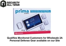 5-Piece Napco Prima security system Kit with built-in Cellular &WIFI
