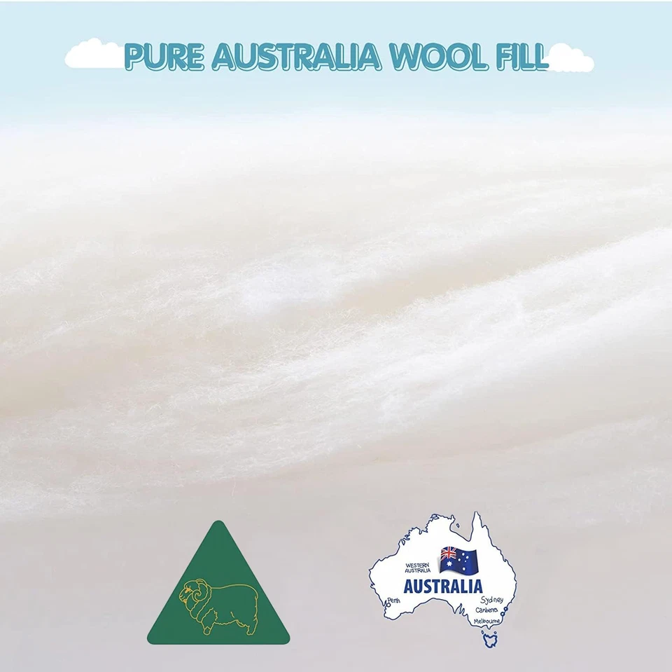 Lujoso edredón de lana ligero tamaño queen, edredón ligero de verano/du Foto 4 de 4