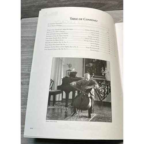 The Pablo Casals Legacy 10 Cello Solostücke Noten 2010 Marion Feldman - Bild 2 von 7
