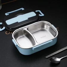 Lunch Box Set – Leakproof Bento with Utensils and Thermos Bag