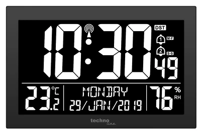 Technoline Funk-Wanduhr WS8017 - Bild 1 von 2