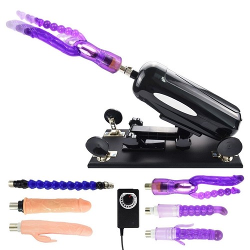 Telestopic Sex Machine Kit Thrusting Realistic Dildo Vibrator Anal Adult Sex Toy - Picture 9 of 29