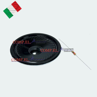 KIT Lautsprecher MILAR Ersatz Gegensprechanlage 1W 25Ohm D.50mm H. 7mm 2659N T4105E