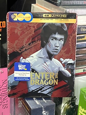 Enter The Dragon (4K ULTRA HD / BLU-RAY BEST BUY LIMITED EDITION STEELBOOK! NEW!