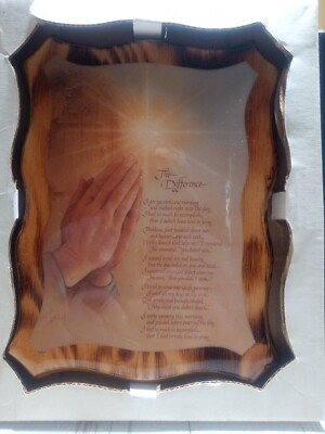 The Difference God's Saying Devotional Plaque 