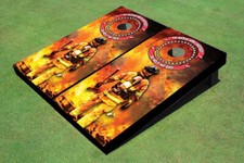 Fire Fighter Custom Cornhole Board