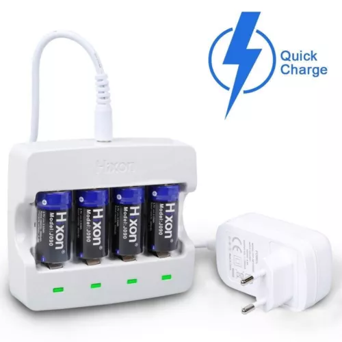 Hixon 3,7V 900mAh Wiederaufladbare CRA123A 123A  Lithium Batterien Akku mit Arlo