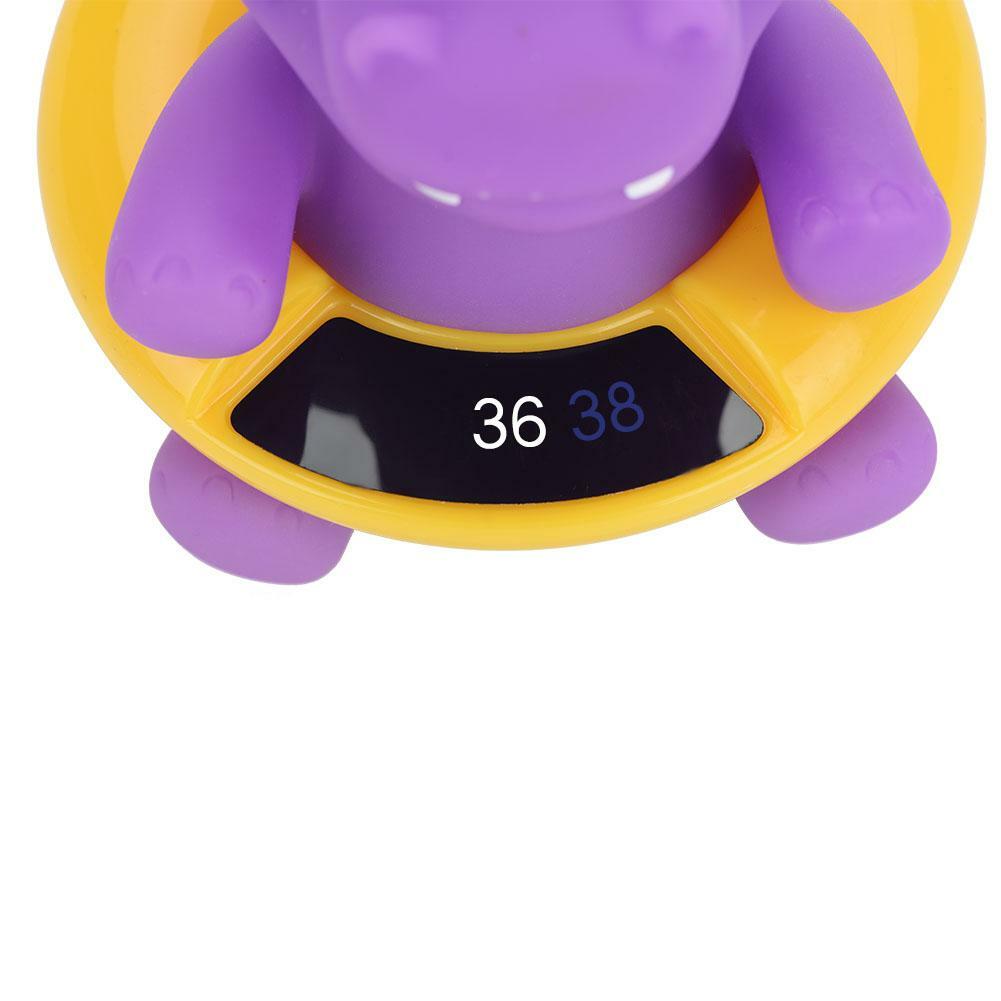 (Purple Hippo)Floatable Baby Bath Water Thermometer Baby Time Thermometer For eBay
