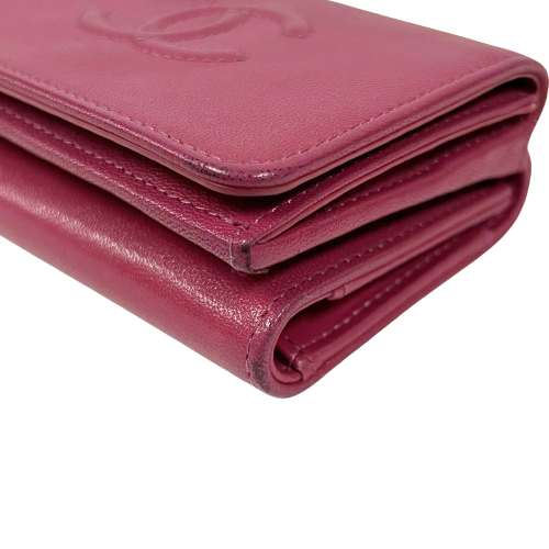 CHANEL A70796 Double Snap Small Flap Wallet Compact Trifold wallet