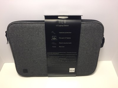 HEX MacBook Pro 15 inch Wool Sleave Pouch Case Charcoal Gray