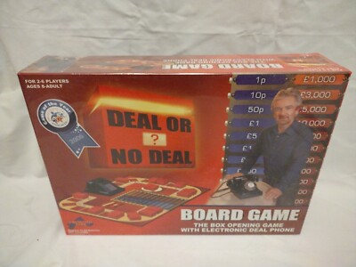 ORIGINAL ELEKTRONISCHES Deal or NO Deal Brettspiel - Drumond Park. BRANDNEU/VERSIEGELT