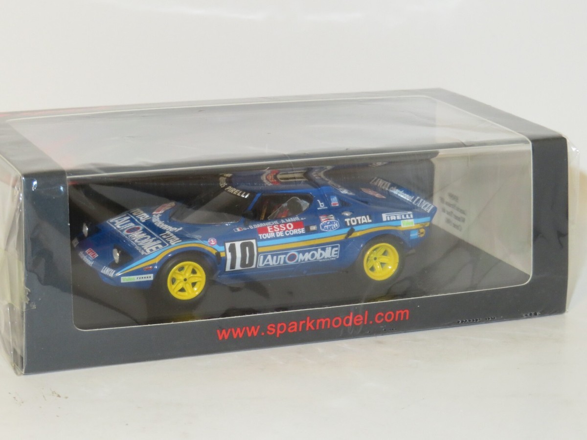 LANCIA STRATOS HF #10 Darniche WINNER Tour de Corse 1981 1/43 SPARK