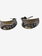 sterling silver Crescent Moon earrings stud 11.04 Grams