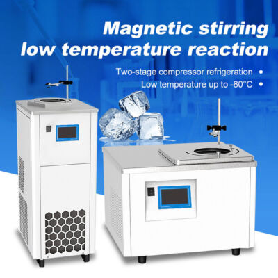 Lab 5L Ultra Low Temperature Magnetic Stirring Thermostat Stirrer -20  ~ -80  