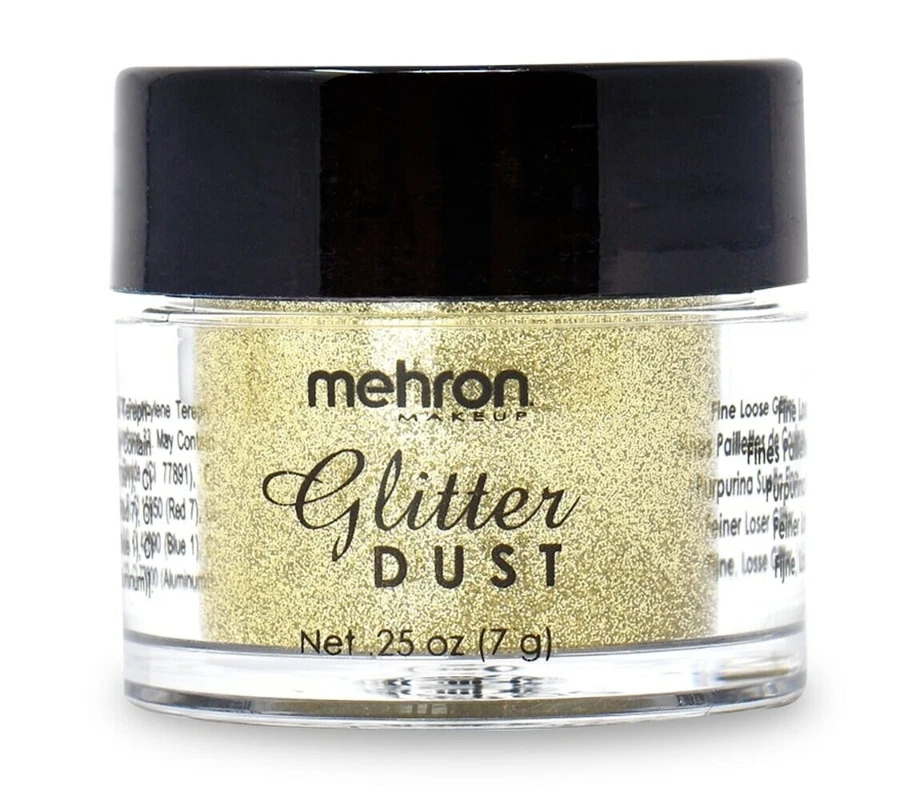 Brillo Mehron _maquillaje teatral_pintura facial/cuerpo_0,25 oz_elige 1 Foto 3 de 4