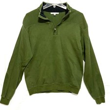 Men's Olive Green Cutter  Buck Pullover Size Medium