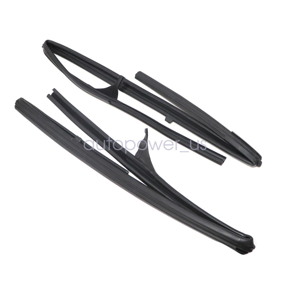 Cauchos de vidrio para puerta delantera para Nissan Frontier 1998-2005 803312S400 803302S400 Foto 2 de 4