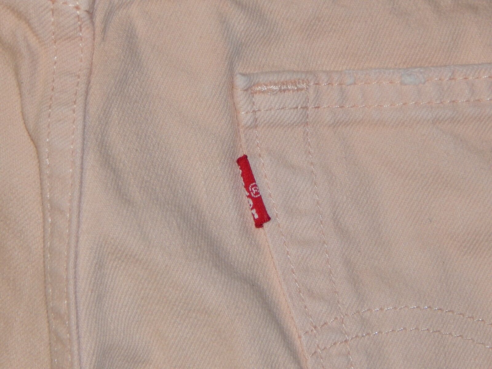 Levi's 511 distressed tan denim shorts Size 31 - image 3