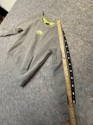 NIKE Boys Graphic Sweatshirt Jumper Size XS 3 - 4 Years Grey - Picture 12 of 12