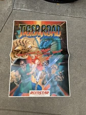 Giant Poster Tiger Road Capcom Original factory Arcade video Game Ishlf