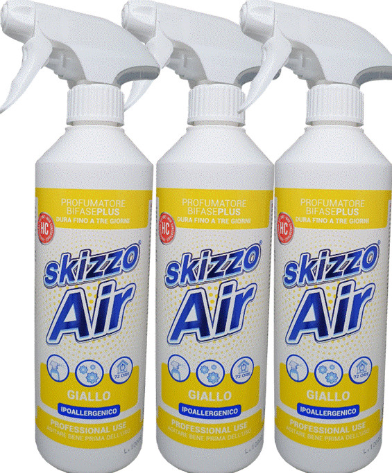 Recensione Skizzo Air Giallo 600ml: Profumatore Professionale 3 Pezzi