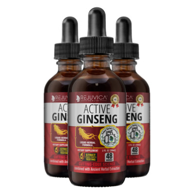 Active Ginseng Korean Red Panax Ginseng with Natural Ginsenosides