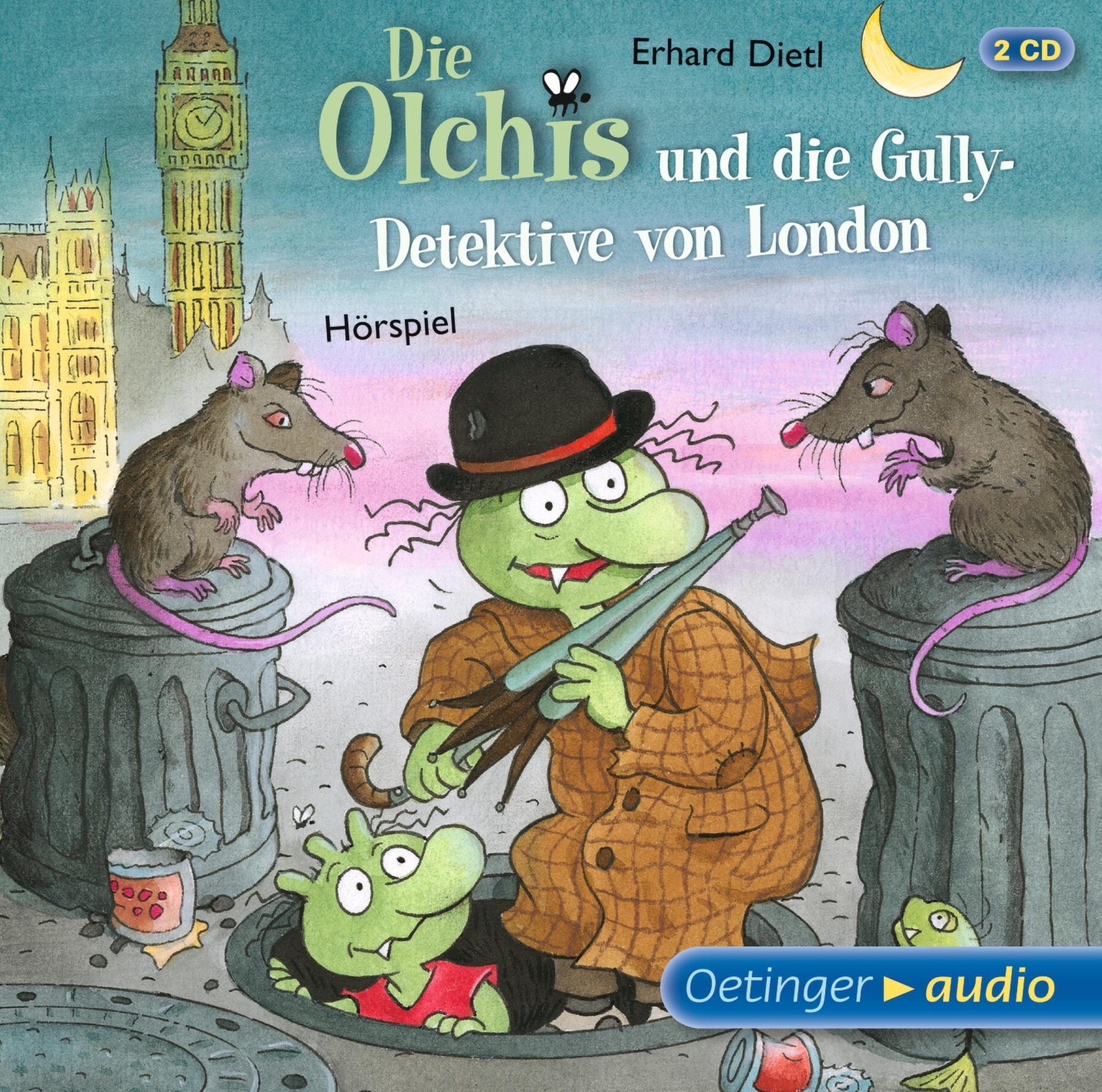 Die Olchis Und Die Gully-detektive Von London (2 Cd) Erhard Dietl