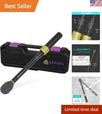 Ergonomic 3/8-Inch Click Torque Wrench - 5-45 Ft-Lb with Calibration Certificate