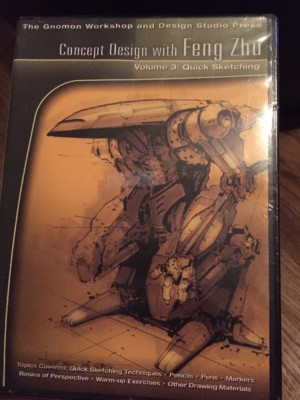 Concept Design with Fenf Zhu Vol. 3: Quick Sketching (DVD) Sealed New