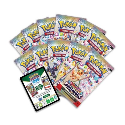Pokémon Prismatic Evolutions Pokémon Center Exclusive Elite