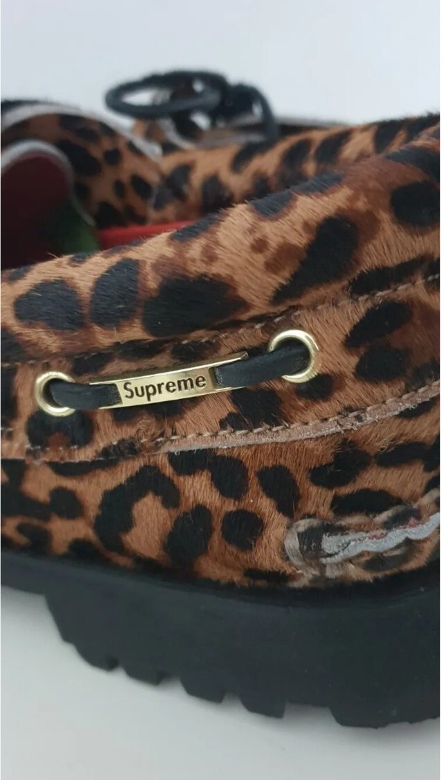 Supreme Timberland Classic 3-Eye Lug Cheetah SS19 Men's 11 Supreme Timberland Classic 3-Eye Lug Cheetah SS19 Men's 11