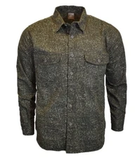 GREAT NORTHWEST Long Sleeve Button Up Down Shirt Casual  Heavy Fabric Fitted