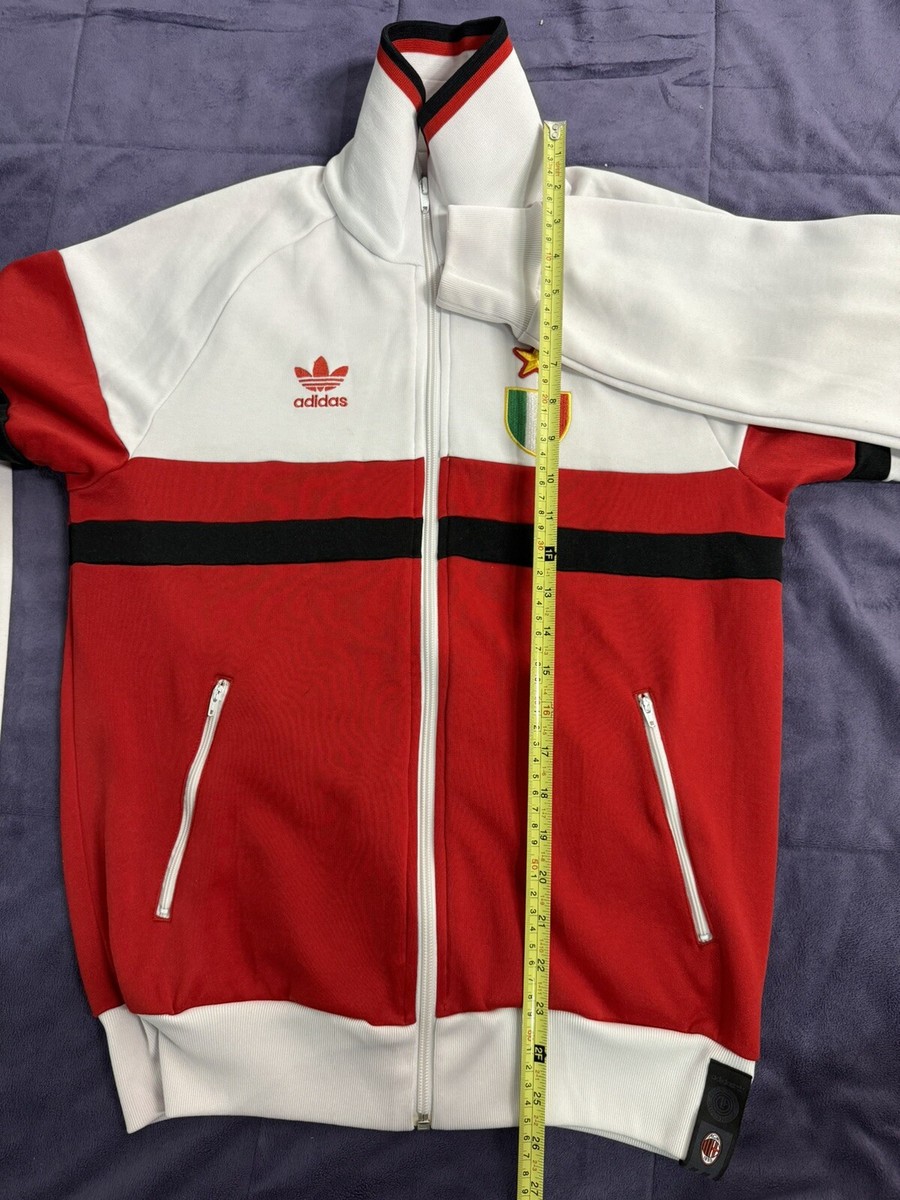 AC MILAN 2009 FOOTBALL JACKET ORIGINAL ADIDAS E14849 MEN