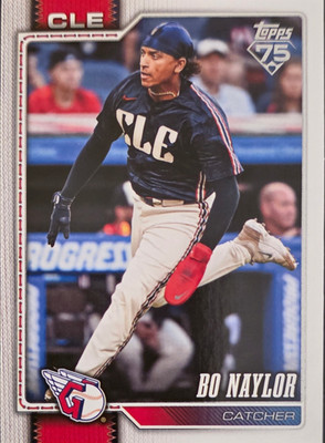 Bo Naylor 2026 Topps Serie 1 #188 Cleveland Guardians Base Karte