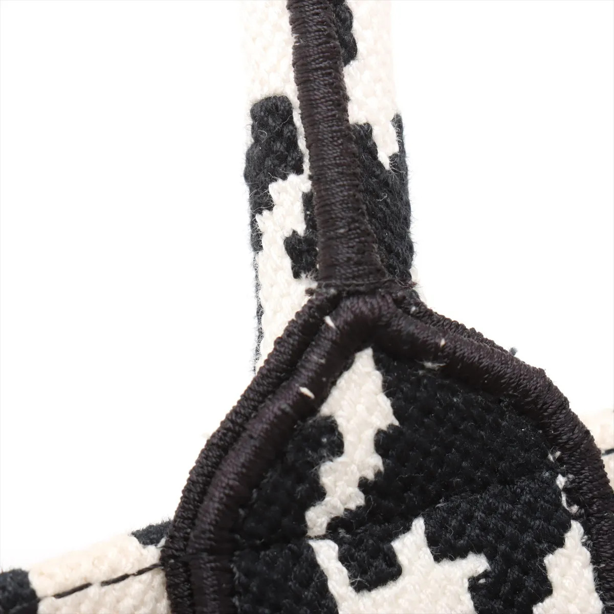 Christian Dior Book Tote Medium canvas Tote bag black x white thumbnail 10