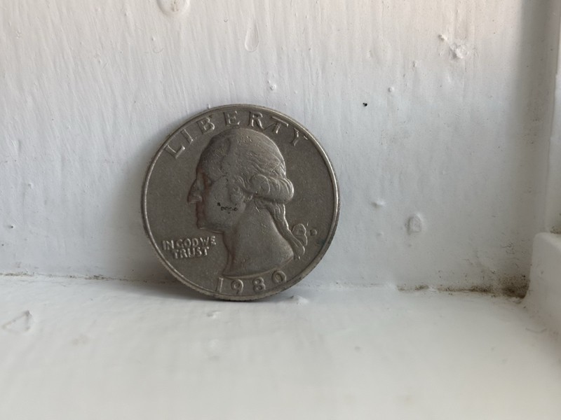 1980 Washington Quarter ‘In Cod We Trust’ With Solid D.