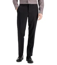 Perry Ellis Portfolio Men's Black Modern Fit Pants 30x29 NEW FREE SHIPPING