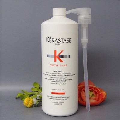 W /PUMP Kerastase Lait Vital  34oz / 1000ml 100% authentic! Trusted seller