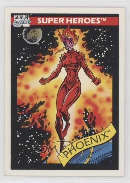 1990 Impel Marvel Universe Super Heroes Phoenix #11 1p66